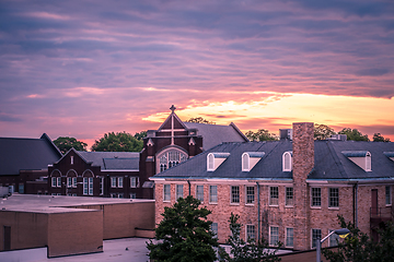 Image showing Rock hill south carolina downtown in the morning