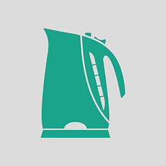 Image showing Kitchen electric kettle icon