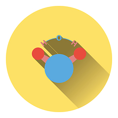 Image showing Icon of chemical molecule water