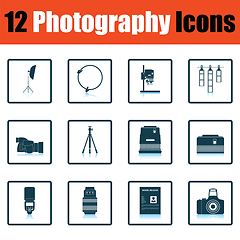 Image showing Photography icon set