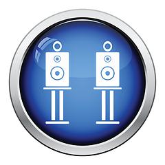 Image showing Audio system speakers icon