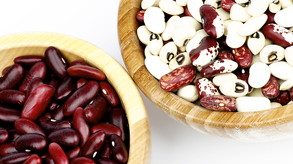 Image showing Raw Red and White Bean