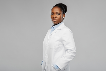 Image showing african american female doctor or scientist