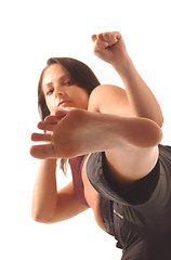 Image showing Excersising woman