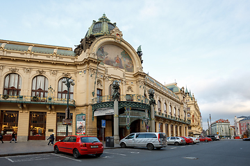 Image showing Municipal House, Czech Obecni dum in Prague