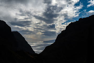 Image showing view on ocean from Masca village