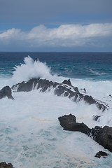 Image showing natural swimming pools on Tenerife island