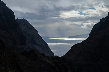 Image showing view on ocean from Masca village