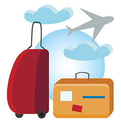 Image showing Holiday travel vector or color illustration