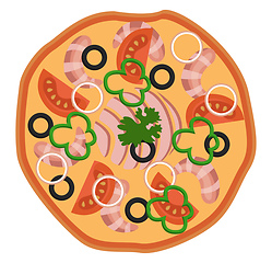 Image showing Tuna pizzaPrint