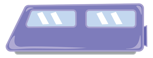 Image showing Fast moving electronic train vector or color illustration
