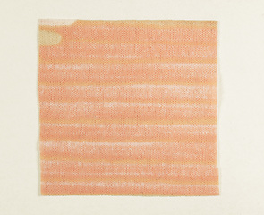 Image showing Vintage looking Orange fabric sample