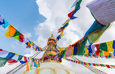 Image showing Boudhanath Stupa in Kathmandu, Nepal