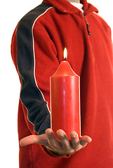 Image showing Red Candle