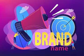 Image showing Brand name concept vector illustration.
