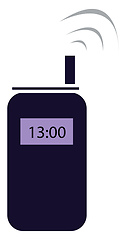 Image showing A phone vector or color illustration