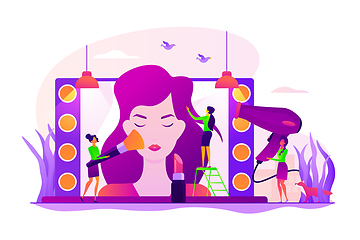 Image showing Beauty salon concept vector illustration