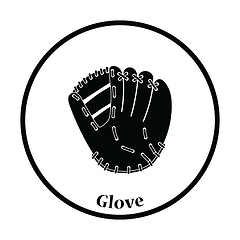 Image showing Baseball glove icon