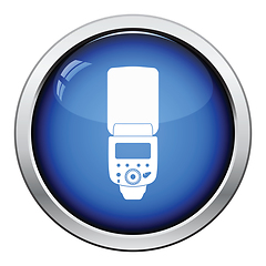 Image showing Icon of portable photo flash