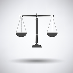 Image showing Justice scale icon 
