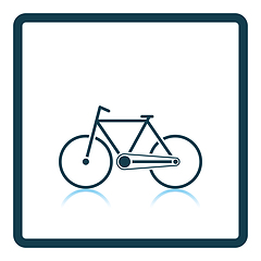 Image showing Ecological bike icon