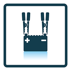 Image showing Car battery charge icon