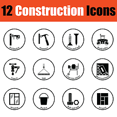 Image showing Construction icon set