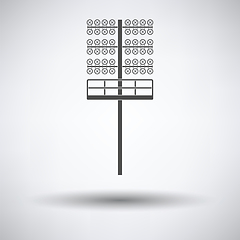 Image showing Soccer light mast  icon