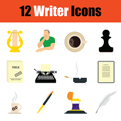 Image showing Writer icon set