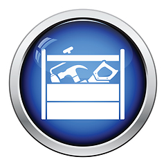 Image showing Retro tool box icon