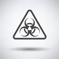 Image showing Icon of biohazard