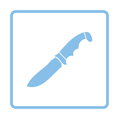 Image showing Hunting knife icon