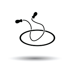 Image showing Jump rope and hoop icon