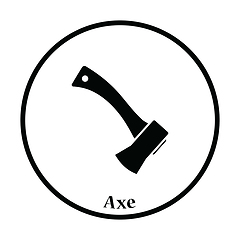 Image showing Camping axe  icon