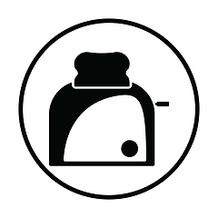 Image showing Kitchen toaster icon