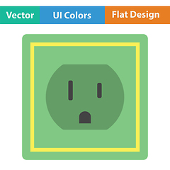 Image showing Electric outlet icon