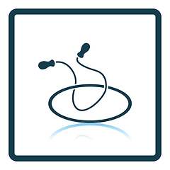 Image showing Icon of Jump rope and hoop 