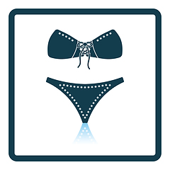 Image showing Sex bra and pants icon