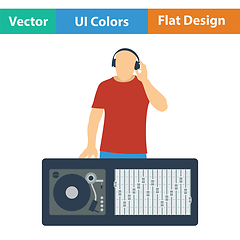 Image showing DJ icon