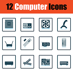 Image showing Set of computer icons