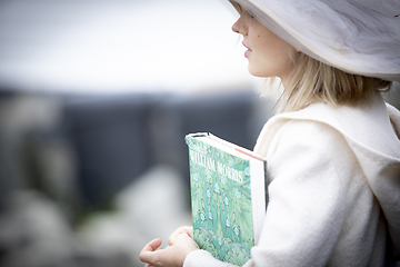 Image showing Girl and a Book