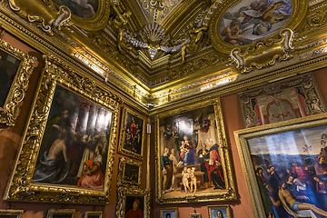 Image showing interiors of Palazzo Pitti, Florence, Italy