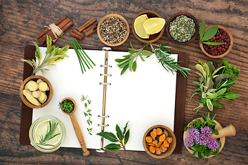 Image showing Herbs and Spice Collection for Food Seasoning