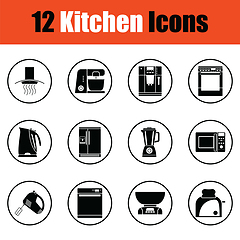 Image showing Kitchen icon set