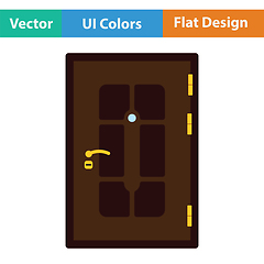 Image showing Apartments door icon