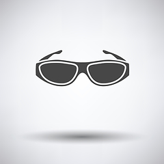 Image showing Poker sunglasses icon