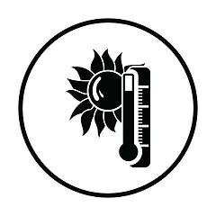 Image showing Summer heat icon