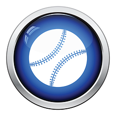 Image showing Baseball ball icon