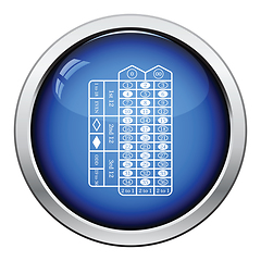 Image showing Roulette table icon