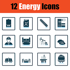 Image showing Energy icon set